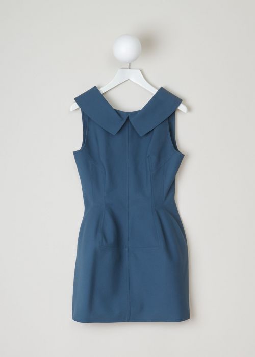 AlaÃ¯a Blue colored sheath dress photo 2