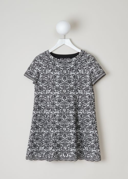 AlaÃ¯a Wool-blend tunic with a flower pattern  photo 2