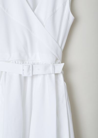 Alaïa Cutout cotton-piqué wrap dress