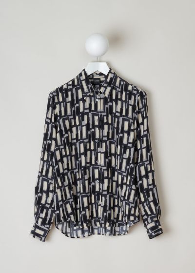 Aspesi Silk printed blouse photo 2