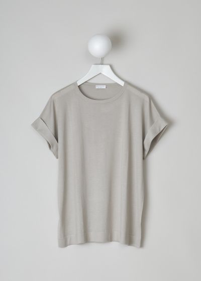 Brunello Cucinelli Grey cashmere T-shirt photo 2