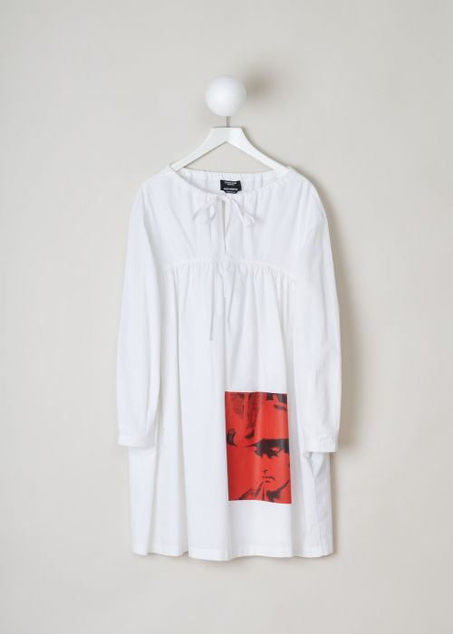 Calvin Klein 205W39NYC White tent dress with Andy Warhol print photo 2