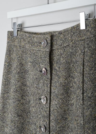 Chloé Buttoned A-line skirt in Mainly Brown