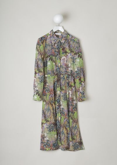 Chloé Multicolor printed shirt dress with belt photo 2