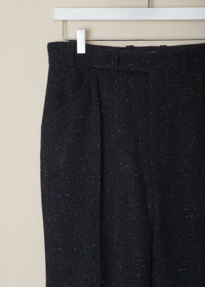 Chloé High-waisted speckled pants