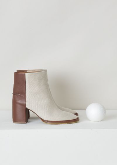 ChloÃ© Beige ankle boots with brown heel  photo 2