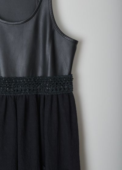 Chloé Sleeveless multi-fabric dress