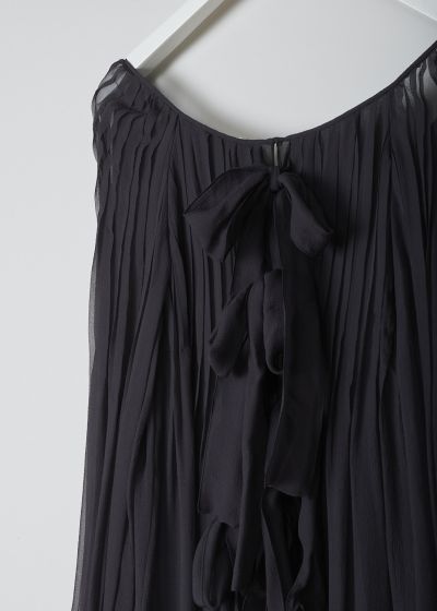 Chloé Flowy ash black dress