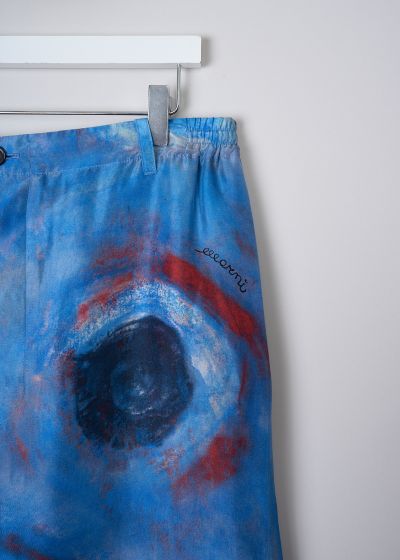 Marni Cobalt blue silk pants