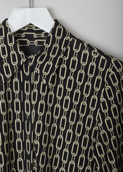 Nili Lotan Celestine blouse with chainlink print 