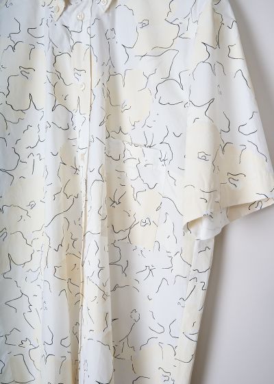 Plan C Big Blooms button down shirt in butter tones