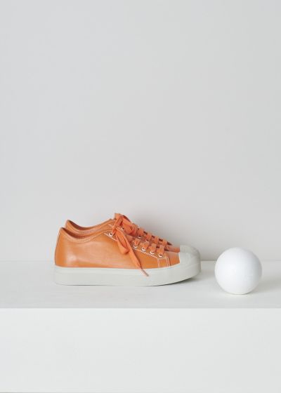 Sofie d’Hoore Orange leather shoes photo 2