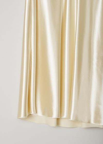 The Row Satin Medela skirt in vanilla 