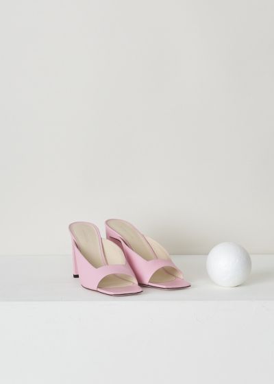 Wandler Pink heeled Isa sandals