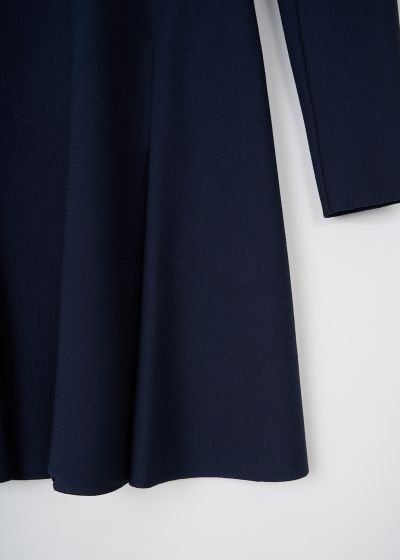 Alaïa Navy blue A-line mini dress