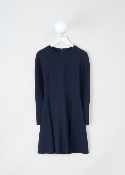 Alaïa Navy blue A-line mini dress photo 2