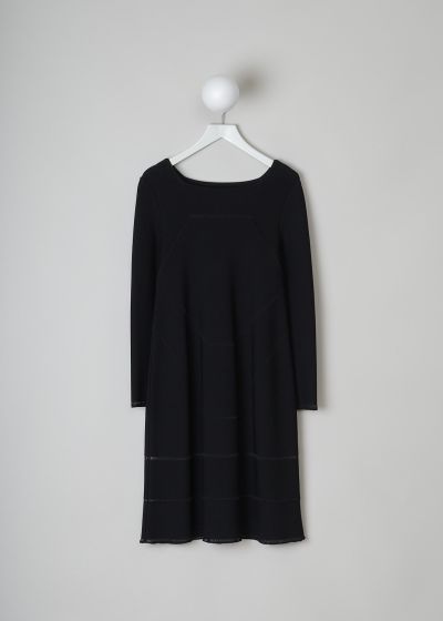 Alaïa Black dress with openwork trims photo 2