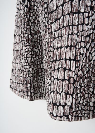 Alaïa Croco-print mini skirt