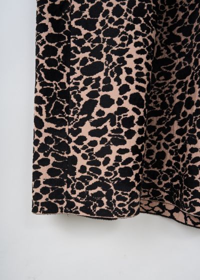 Alaïa Fitted panther-print dress