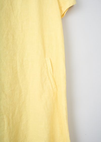 Aspesi Short yellow A-line dress