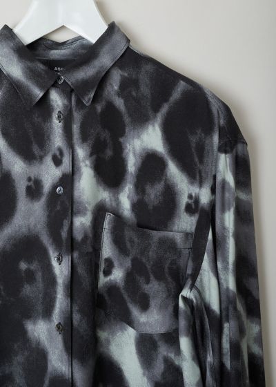 Aspesi Faded animal print blouse