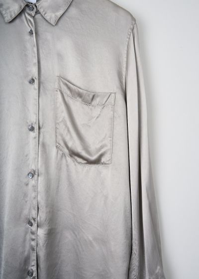 Aspesi Silver satin blouse