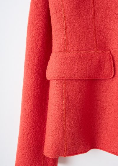 Aspesi Orange bouclé jacket