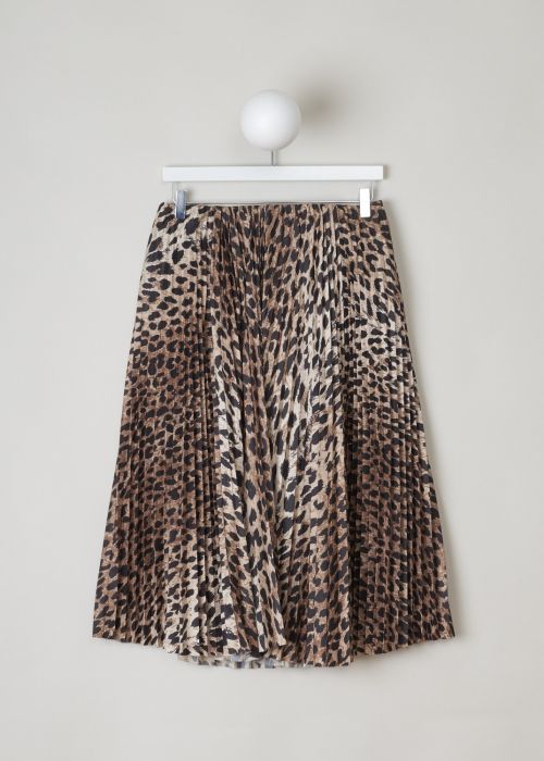 Balenciaga Accordion pleated leopard print skirt photo 2