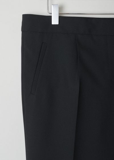 Balenciaga Classic black pants with subtle zipper detail