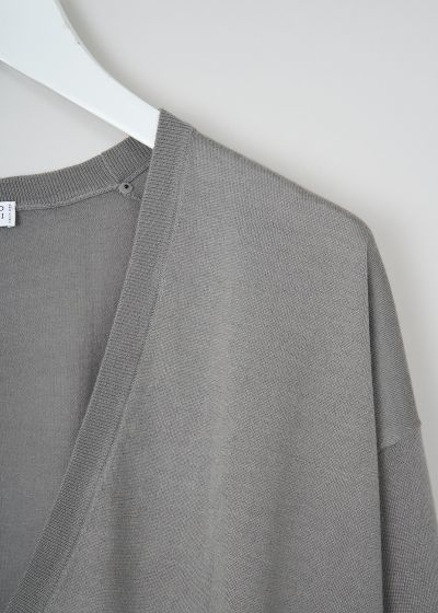 Brunello Cucinelli Grey deep V-neck sweater