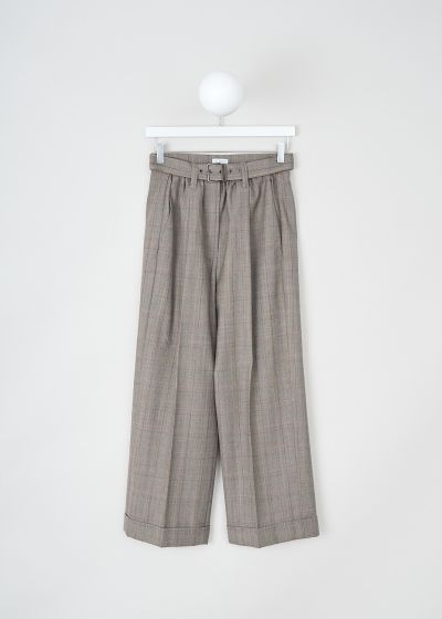 Brunello Cucinelli Multicolored-check wool pants photo 2