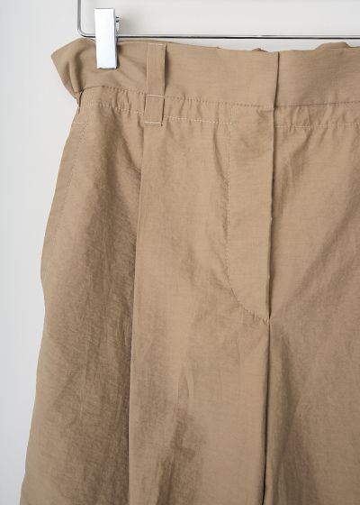 Brunello Cucinelli Brown paper bag pants