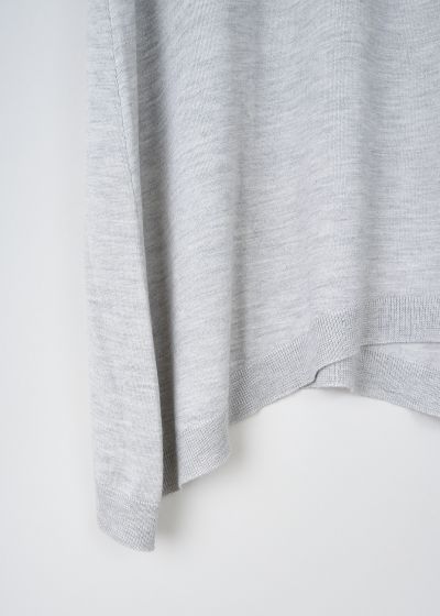 Brunello Cucinelli Heather grey A-line top