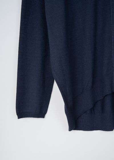 Brunello Cucinelli Dark blue cashmere-blend cardigan 