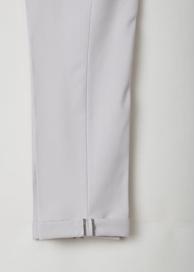 Brunello Cucinelli Beige pants with subtle beaded detail