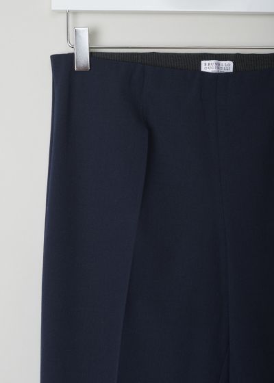Brunello Cucinelli Navy pants with an elastic waist
