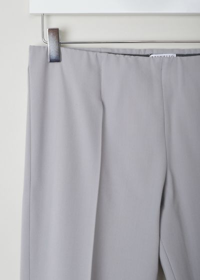 Brunello Cucinelli Light grey pants with an elastic waist