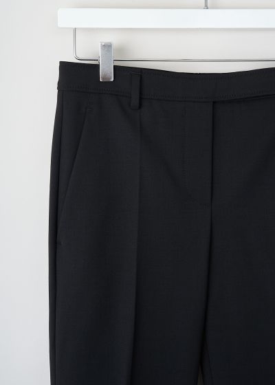 Brunello Cucinelli Black tapered pants with subtle monili beading