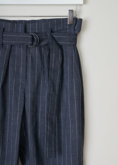 Brunello Cucinelli High-waisted pinstripe pants