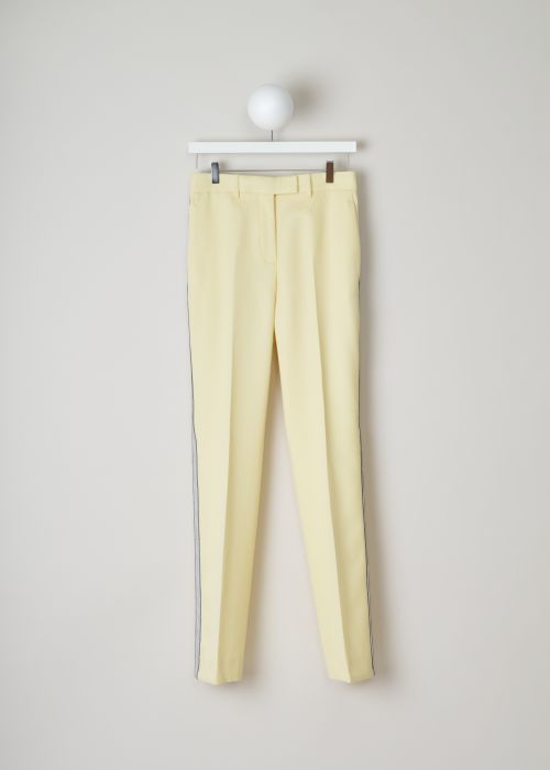 Calvin Klein 205W39NYC Yellow pants with ribbon trim photo 2