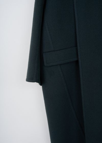 Céline Oversized dark green cashmere coat