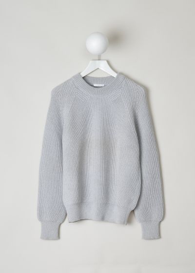 Chloé Light grey chunky knit sweater  photo 2