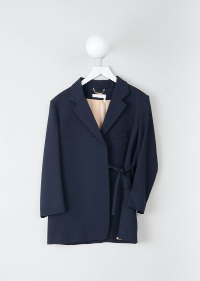 Chloé Midnight blue wrap-style jacket photo 2