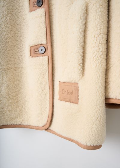 Chloé Buttercream lammy coat