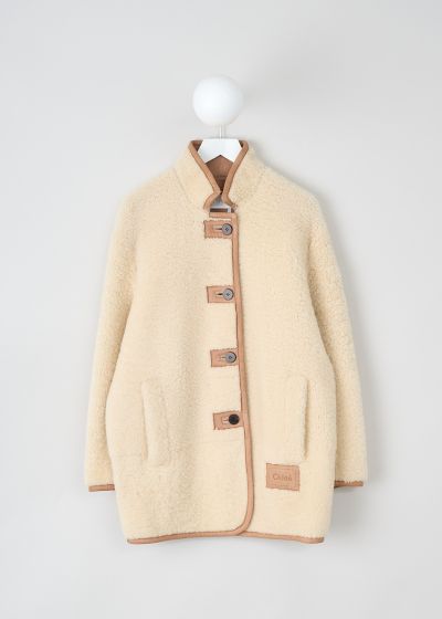 Chloé Buttercream lammy coat photo 2