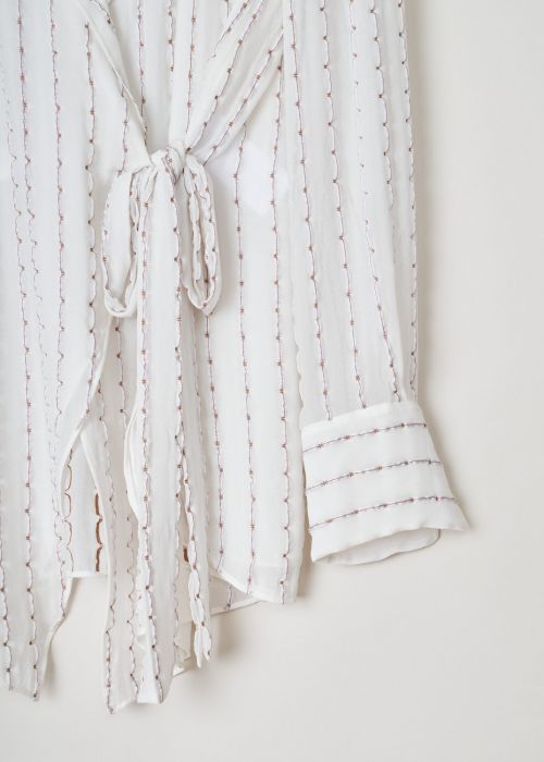 Chloé Asymmetric wrap blouse
