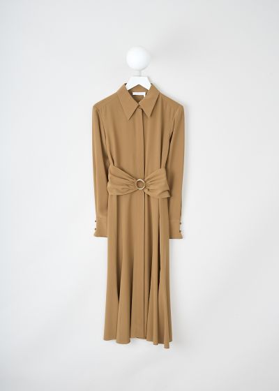 Chloé Smoked brown silk dress photo 2