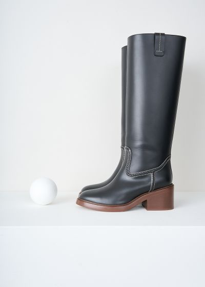 Chloé Black knee-hight Evening boots photo 2