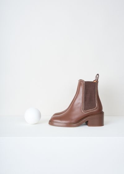 Chloé Brunet Brown ankle boots photo 2