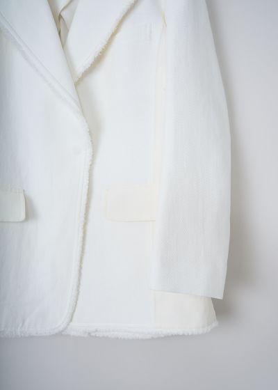 Chloé Iconic white multi-fabric jacket